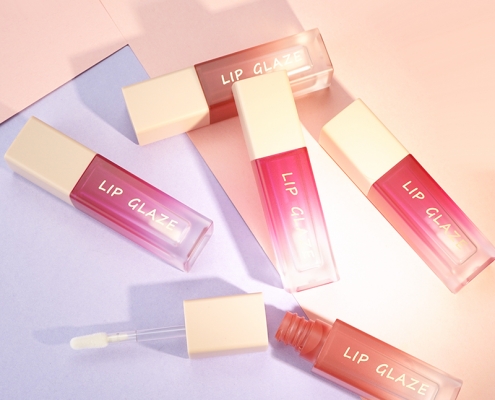 sleek and modern design lip gloss tube