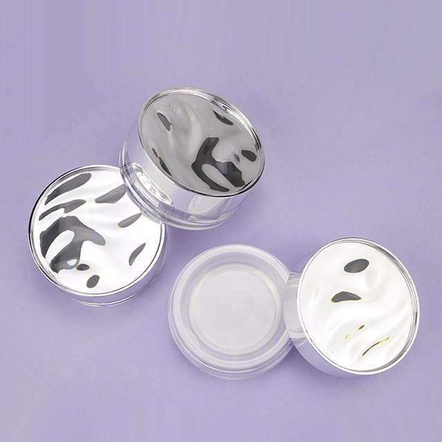 Loose powder case 6g with silver cap