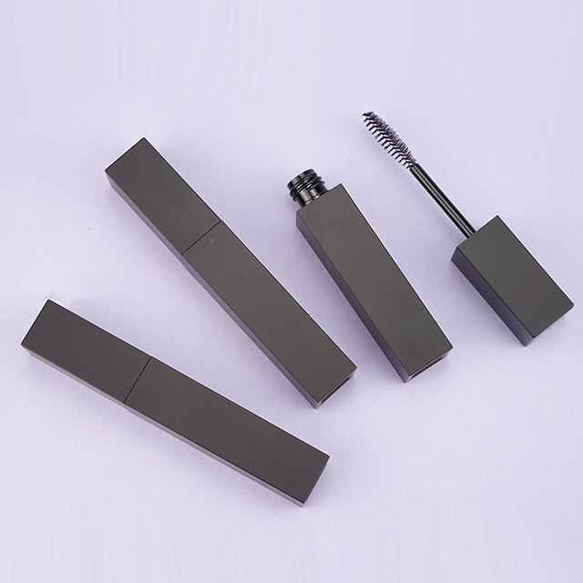 Square shape black mascara tube