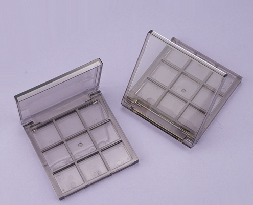 Gray clear eyeshadow case 9 colors