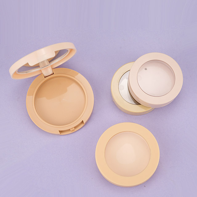 Round compact powder case (big, middle, small size)