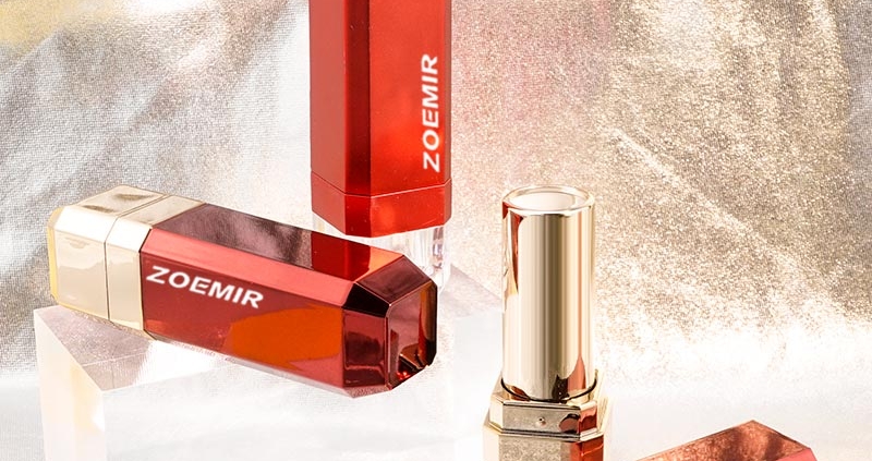 empty luxury square lipstick tube packaging-ZMS107