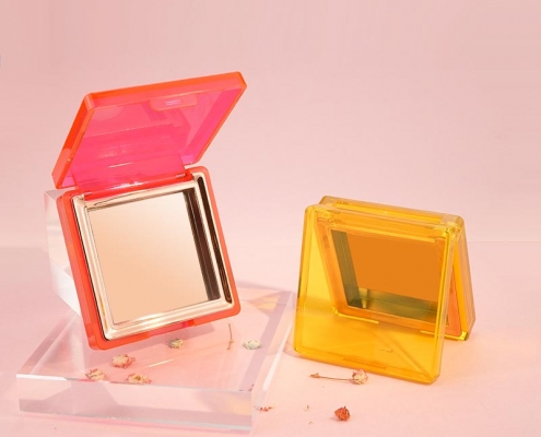 Compact and Colorful AS Powder Compact Case