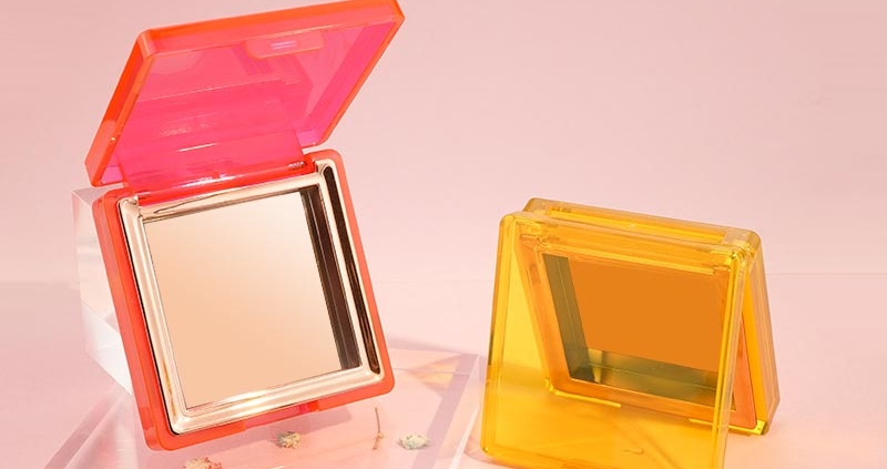 Compact and Colorful AS Powder Compact Case