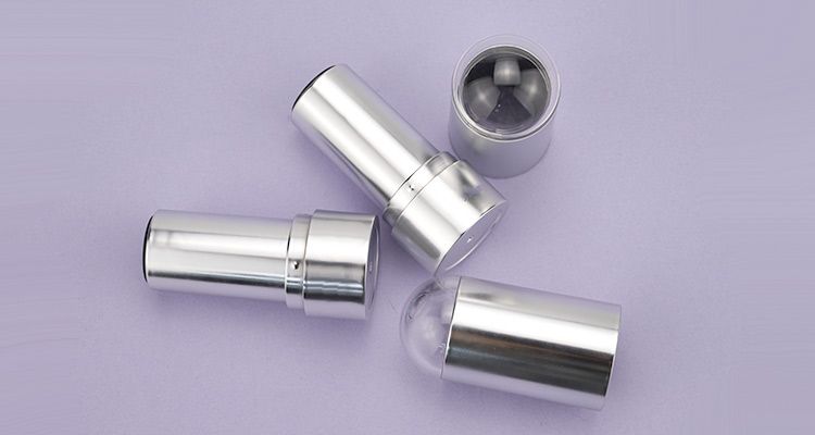 Luxury silver lipstick container