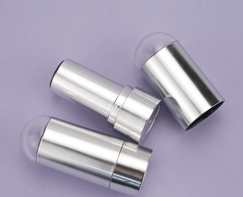 Luxury silver lipstick container