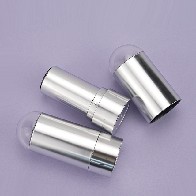 Luxury silver lipstick container