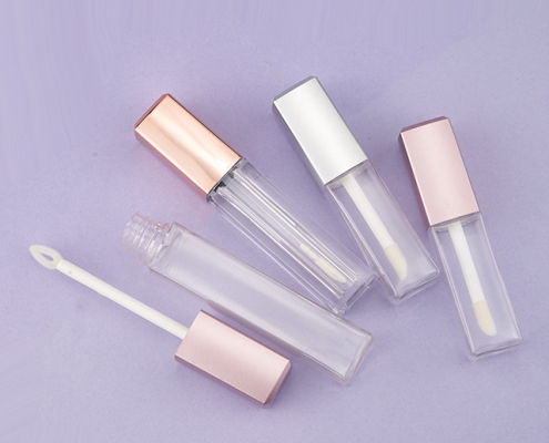 Square lip gloss tubes