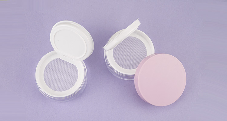 Loose powder container + Pink cap