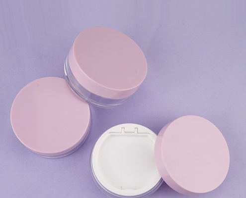 Loose powder container + Pink cap