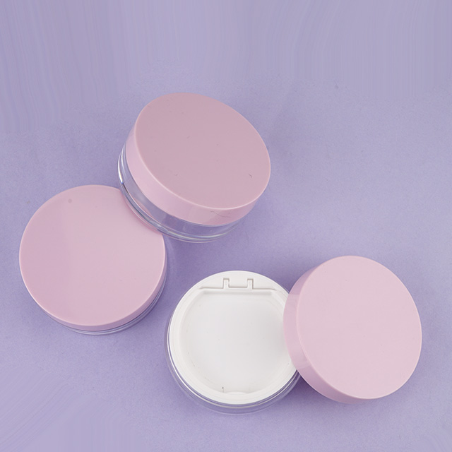 Loose powder container + Pink cap