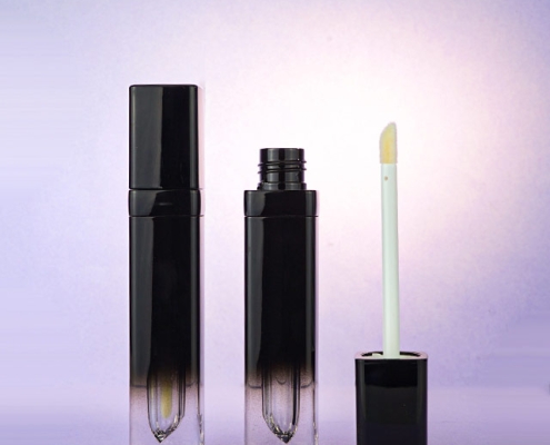 5ml black square lipgloss tube