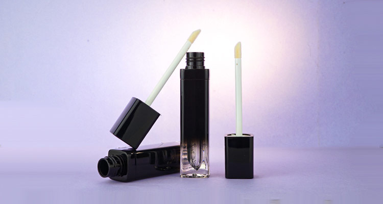 5ml black square lipgloss tube