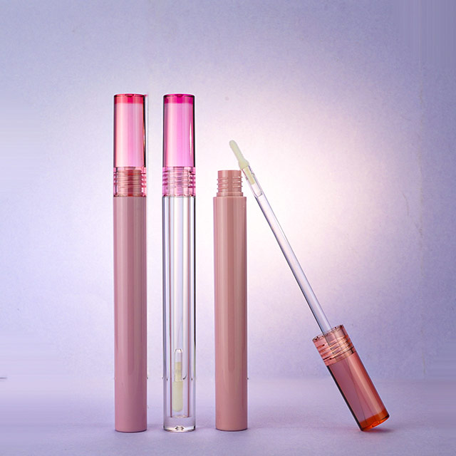 3.5ml slim lipgloss tubes with clear wand